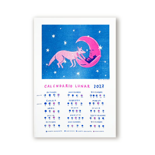 SOFIA WEIDNER calendario lunar tamaño tabloide