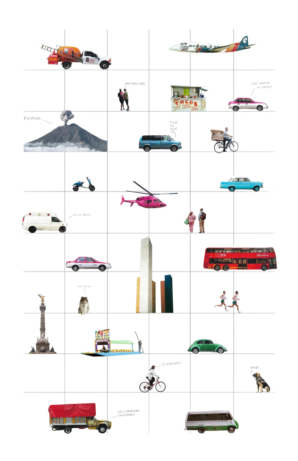 MARIANADEALBA print cdmx pequeño (18x28 cm)