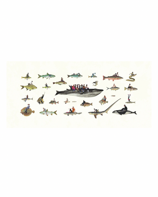MARIANADEALBA print two way street pequeño (13x27 cm)