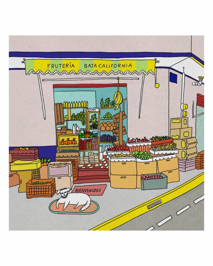 CAMILA ARANA print “La frutería de mi casa”