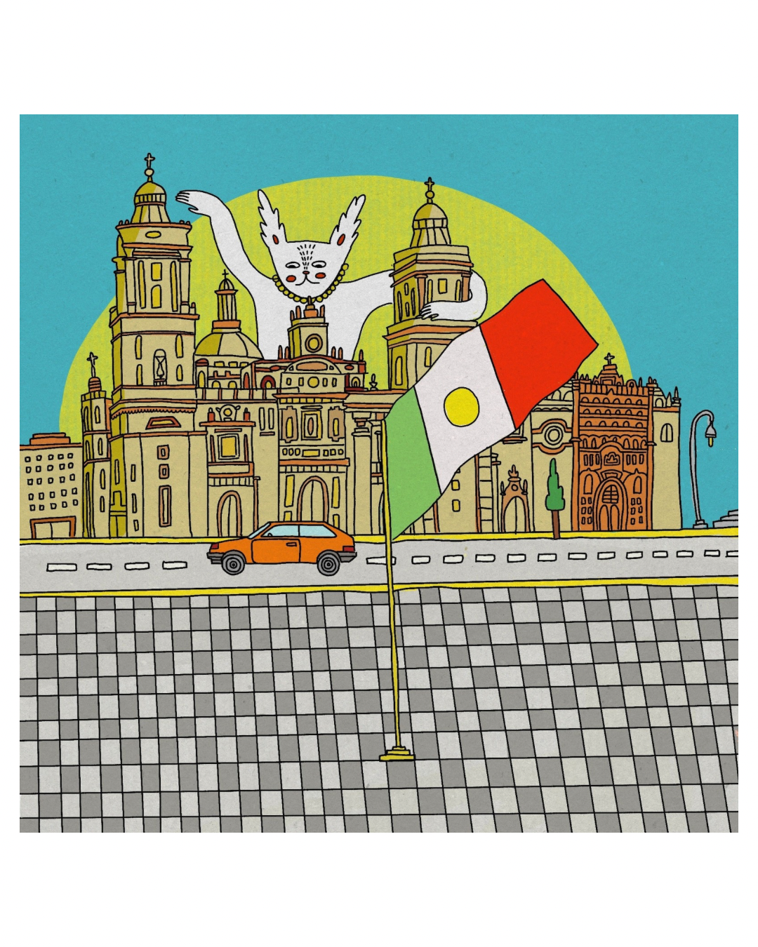 CAMILA ARANA print “Terror en el Zócalo”