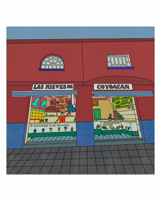 CAMILA ARANA print “Las Nieves de Coyoacán”