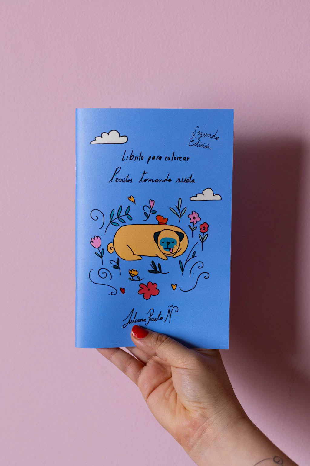 Libro para colorear “Perritos tomando siesta” - Juliana Prieto