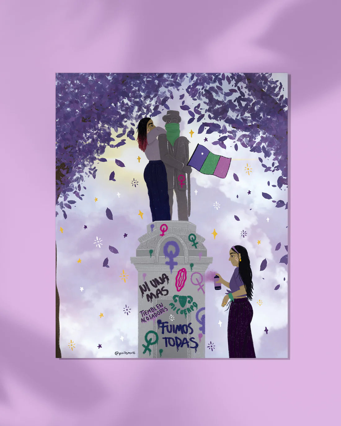 Dos brujas print jacarandas