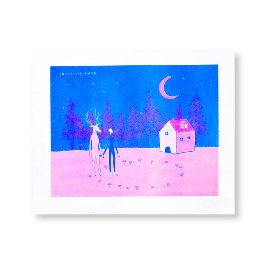 SOFIAWEIDNER print el venado y la luna