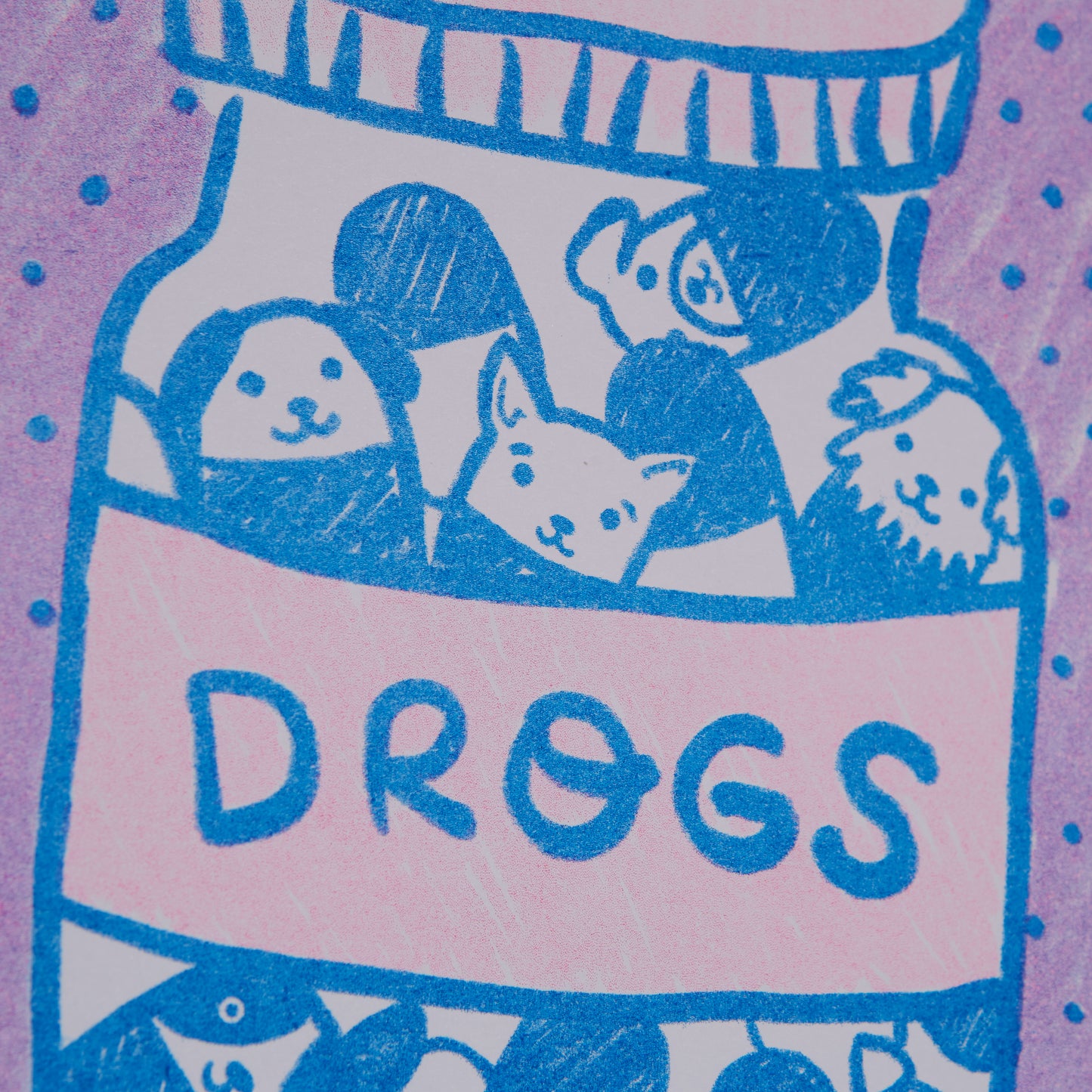 TANIADIBUJA print riso Drogs