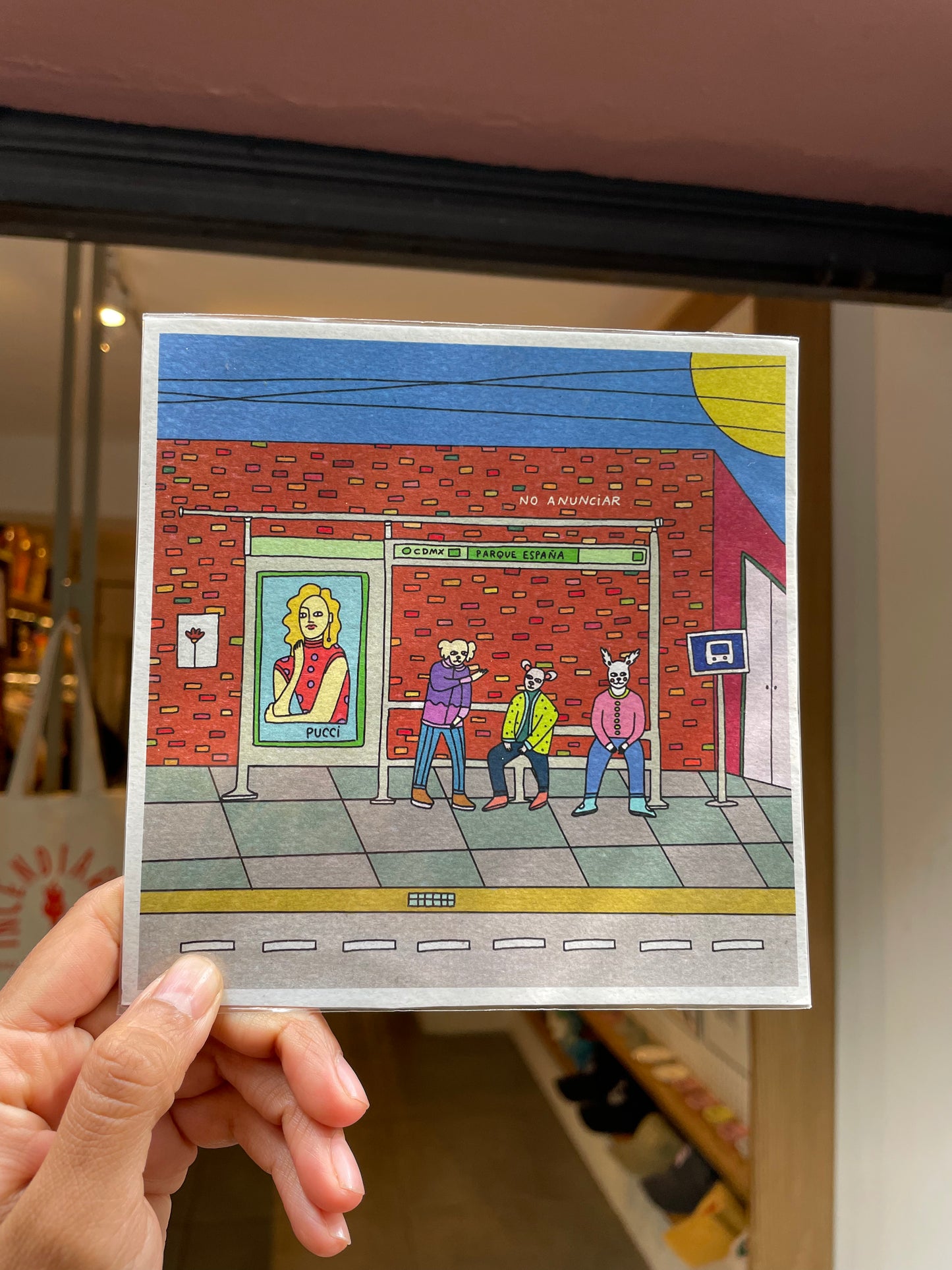 CAMILA ARANA print “La parada del trolebús”
