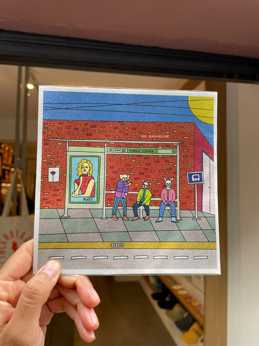 CAMILA ARANA print “La parada del trolebús”