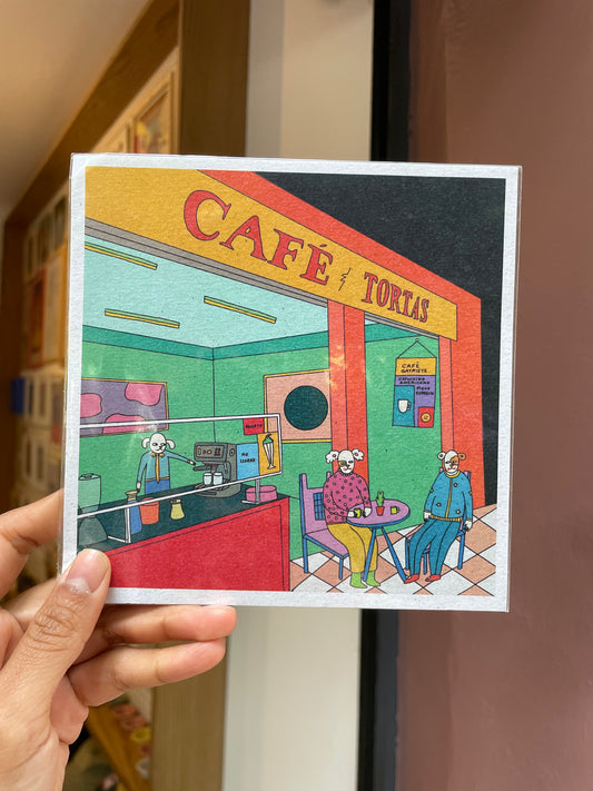 CAMILA ARANA print “Café y tortas”