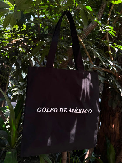 TRAMA STUDIO Tote bag Golfo de México negra