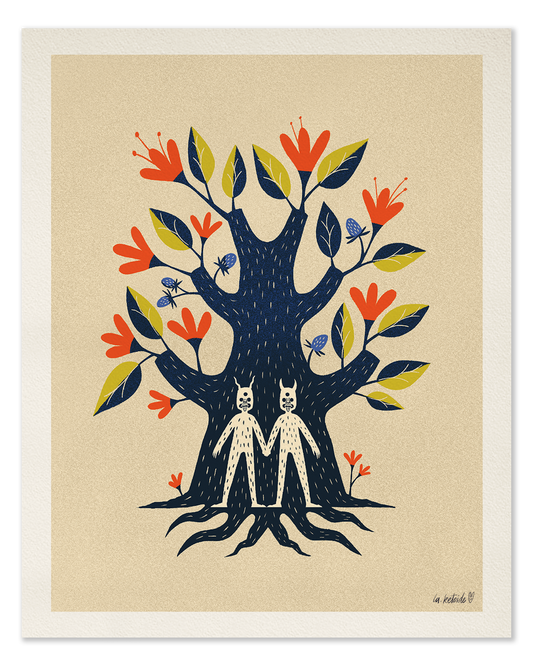 LA KETOIDE print grande árbol