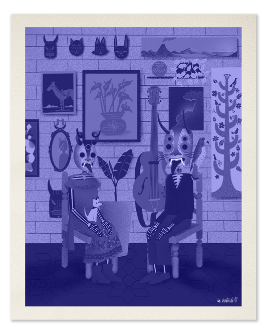 LA KETOIDE print grande pareja diablos