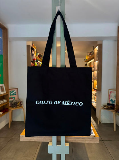 TRAMA STUDIO Tote bag Golfo de México negra